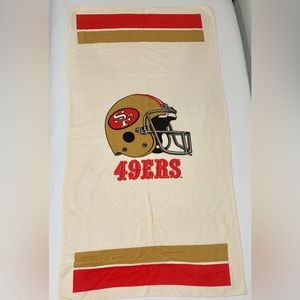 Vintage 49ers Beach Towel